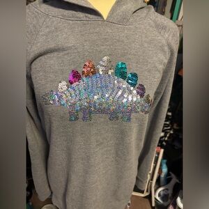 Sequin Dinosaur Hoodie